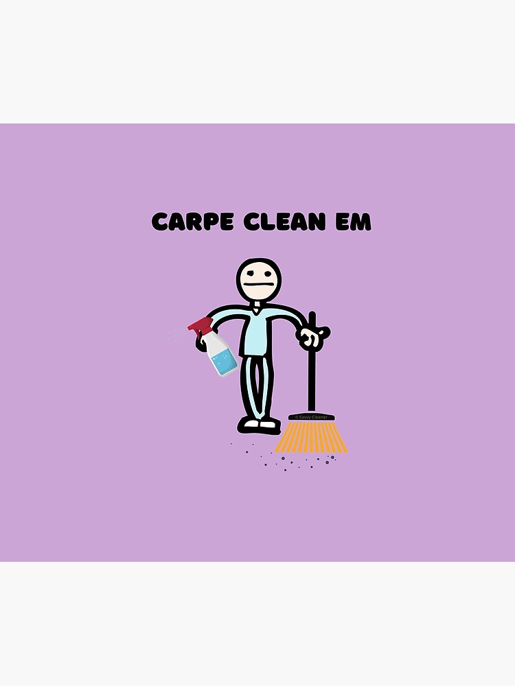 Carpe Clean em Spray Bottle Broom Cleaning Gifts by SavvyCleaner