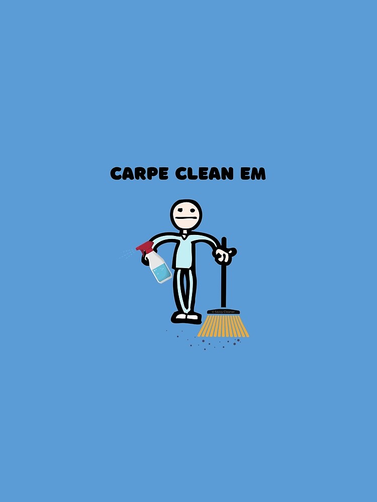 Carpe Clean em Spray Bottle Broom Cleaning Gifts by SavvyCleaner
