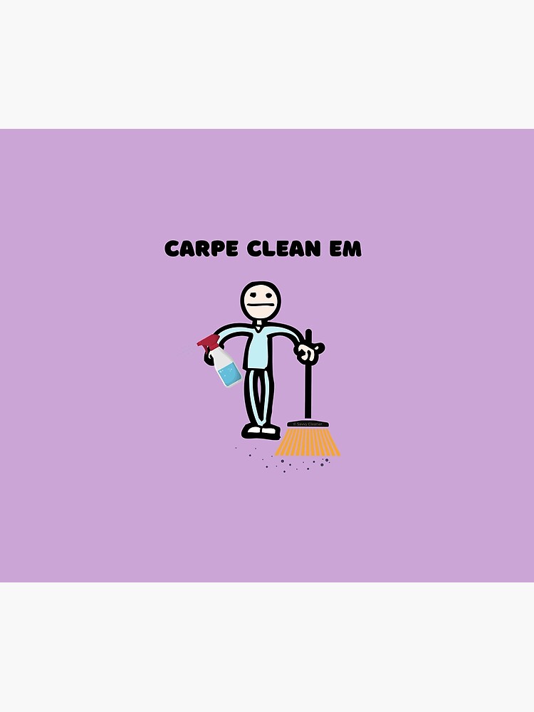 Carpe Clean em Spray Bottle Broom Cleaning Gifts by SavvyCleaner