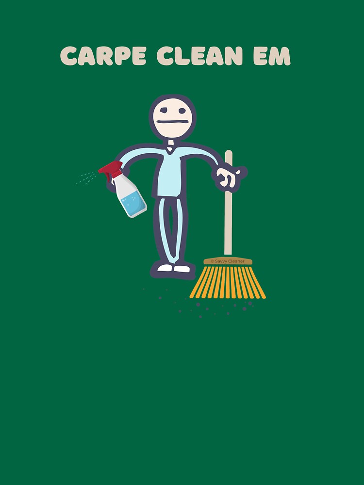 Carpe Clean em Spray Bottle Broom Cleaning Gifts by SavvyCleaner