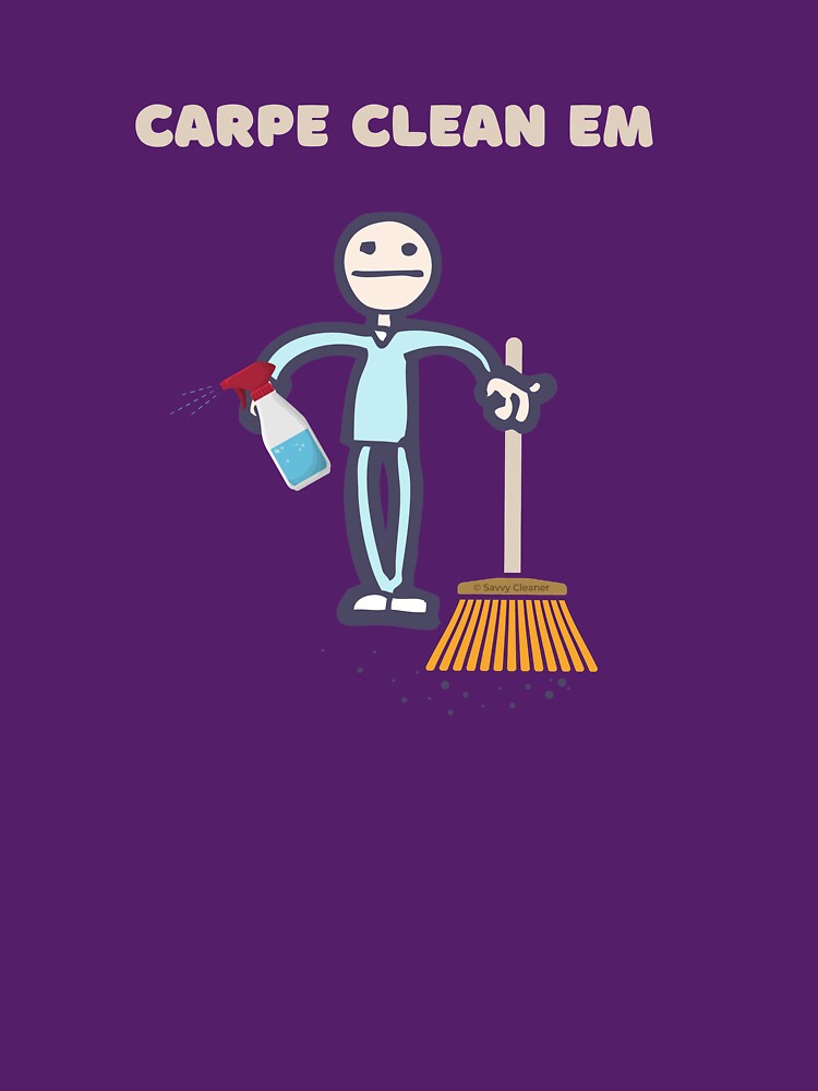 Carpe Clean em Spray Bottle Broom Cleaning Gifts by SavvyCleaner