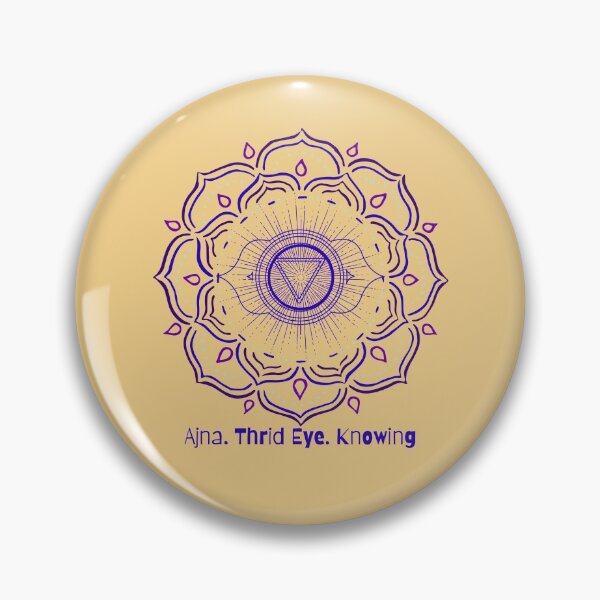 Item preview, Third Eye Chakra Mandala designed and sold by eyoginminimal.