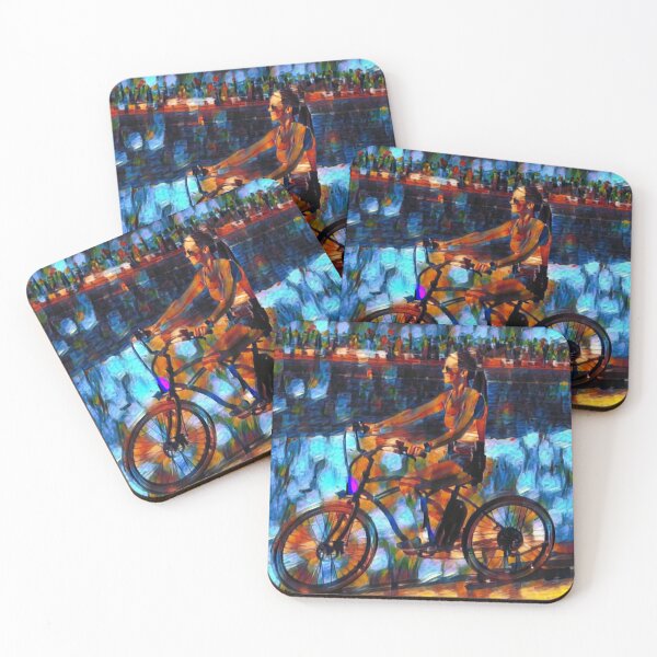 Item preview, Enjoying The Ride Oil Painting Design designed and sold by Red-ElYoubi.