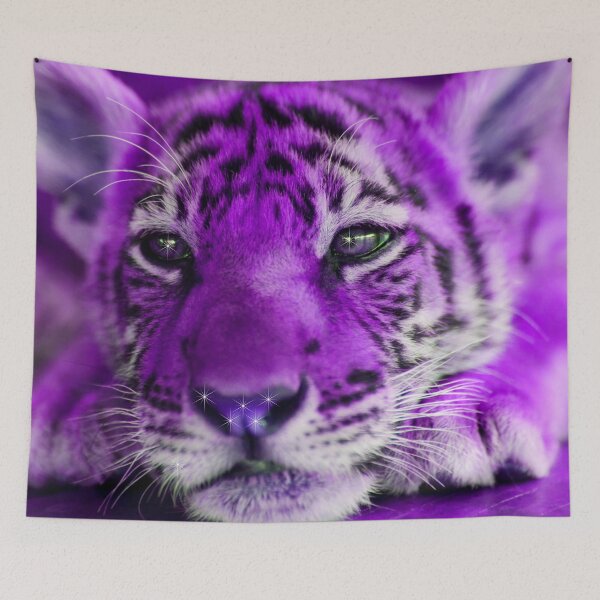 Item preview, Purple Baby Tiger Cub designed and sold by MamaSweetea.