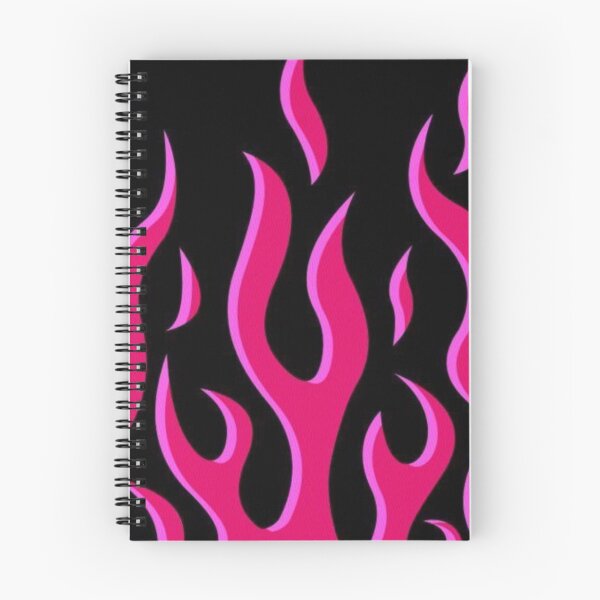 Item preview, Pink and Black Flame Design designed and sold by creeperawwwwman.