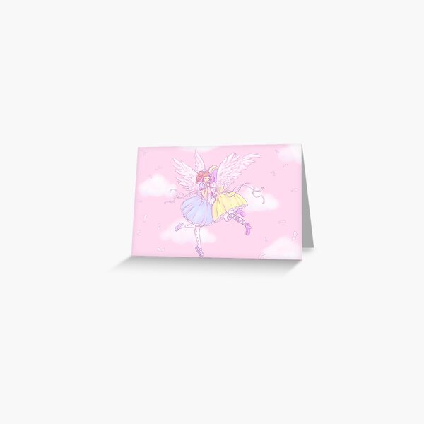 Sweet Lolita Angels Greeting Card