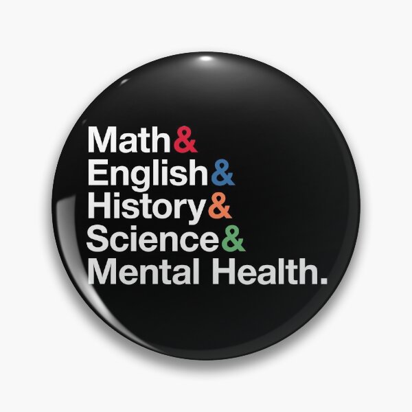 Item preview, School Psych Mental Health Check Ampersand Style designed and sold by opalime.