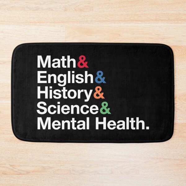 Item preview, School Psych Mental Health Check Ampersand Style designed and sold by opalime.