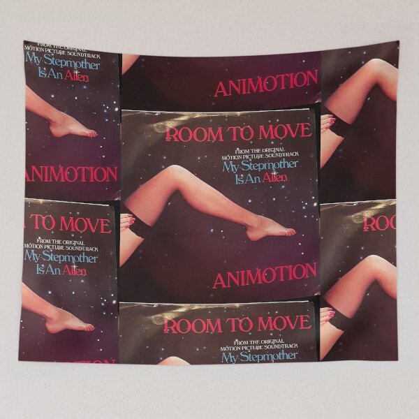 Item preview, My Stepmother Is An Alien, 45, picture sleeve, 80's, Animotion, original, 80's sci- fi, leg designed and sold by Vintaged.