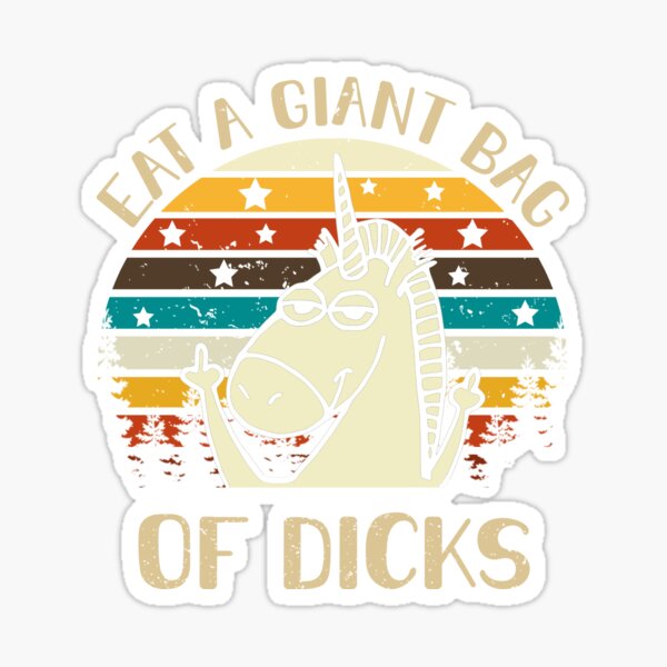 Eat A Giant Bag of Dicks Tee Funny Unicorn' Computer Backpack