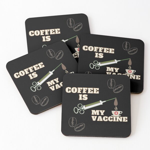 Item preview, Coffee is my vaccine designed and sold by PhotoPrise.