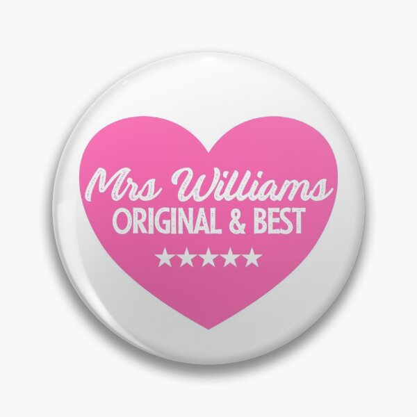 Item preview, Mrs Williams bride wedding anniversary designed and sold by Tanya Mihe.
