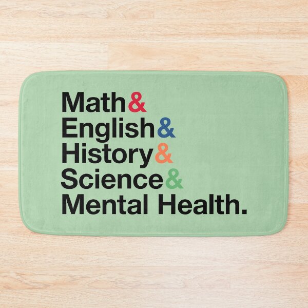 Item preview, School Psych Mental Health Check Ampersand Style designed and sold by opalime.