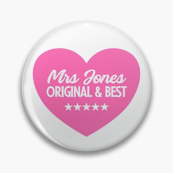 Item preview, Mrs Jones bride wedding anniversary designed and sold by Tanya Mihe.