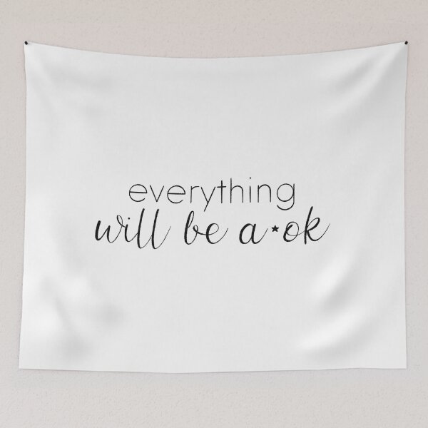 Item preview, Everything Will Be A-OK designed and sold by Mint & Magnolia Design.