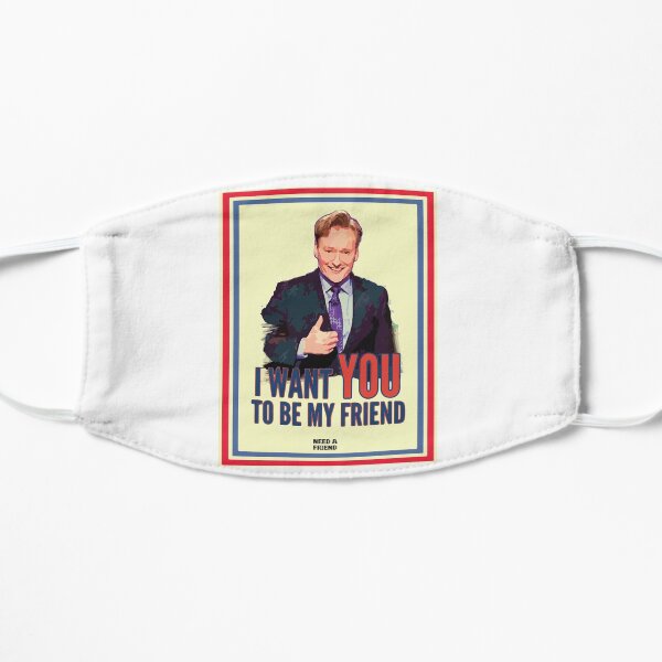 I want you to be my friend Flat Mask