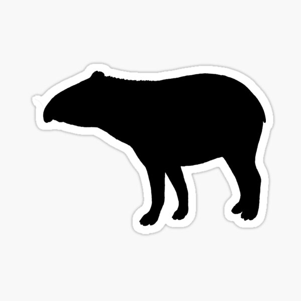 Vista previa del artículo con la obra «Tapir», diseñado y vendido por MordaxFurritus.