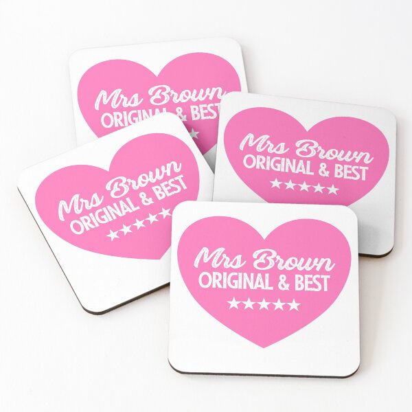 Item preview, Mrs Brown bride wedding anniversary designed and sold by Tanya Mihe.