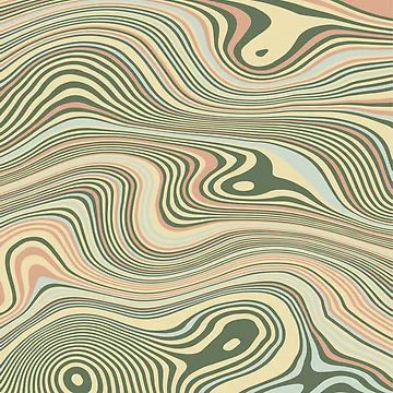 Artwork thumbnail, Groovy Abstract Swirl Pattern by Freshfroot