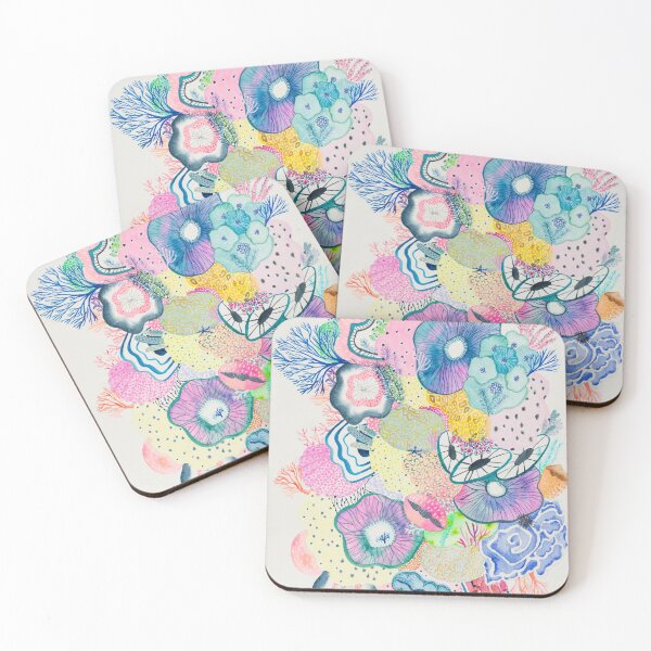 Item preview, Watercolour Coral designed and sold by pigmentandgrain.