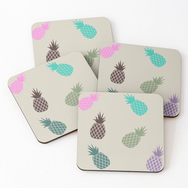 Item preview, Multi Color Pineapples Pattern III designed and sold by ViewerEqualsPhoton.