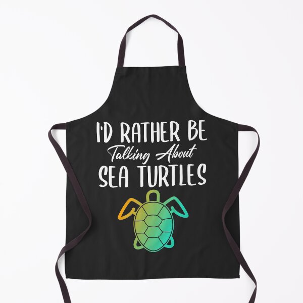Item preview, I'd Rather Be Talking About Sea Turtles Sea Turtle Gift designed and sold by EricJP.