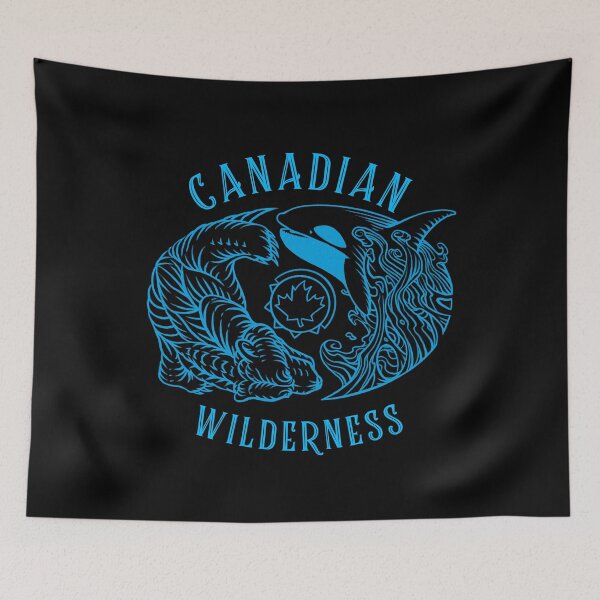 Item preview, Canadian Wilderness Blue designed and sold by Vancity Printees.