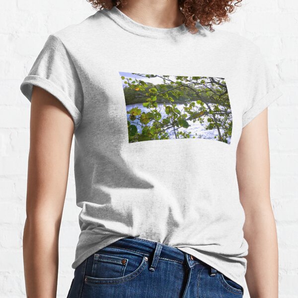 Sea Grape Leaves on a Windy Day Classic T-Shirt