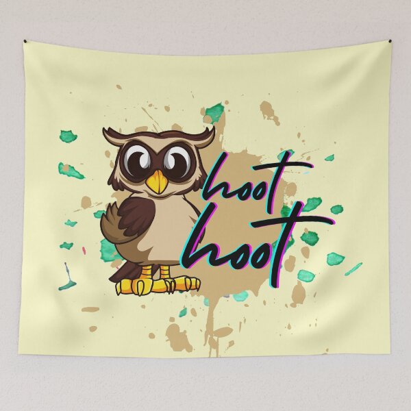Item preview, Hoot Hoot Cute Owl designed and sold by indigofox-x.