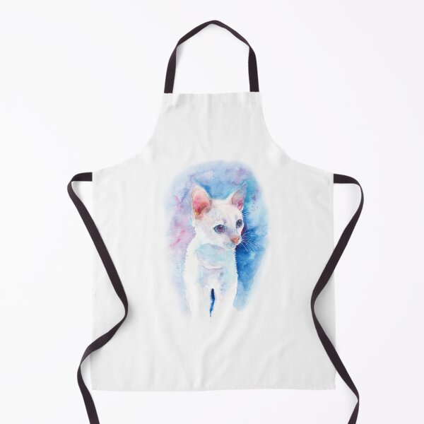 Item preview, Tiki the white kittie designed and sold by ZephyrArtVN.