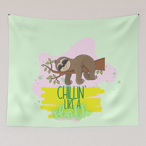 Item preview, Chillin' Like A Sloth designed and sold by indigofox-x.
