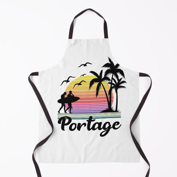 Item preview, Portage Indiana Seaside Retro Sunset designed and sold by Home-Spirit.