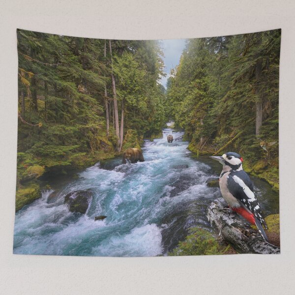 Item preview, Watching The Bears Fish. designed and sold by Heathermarie321.