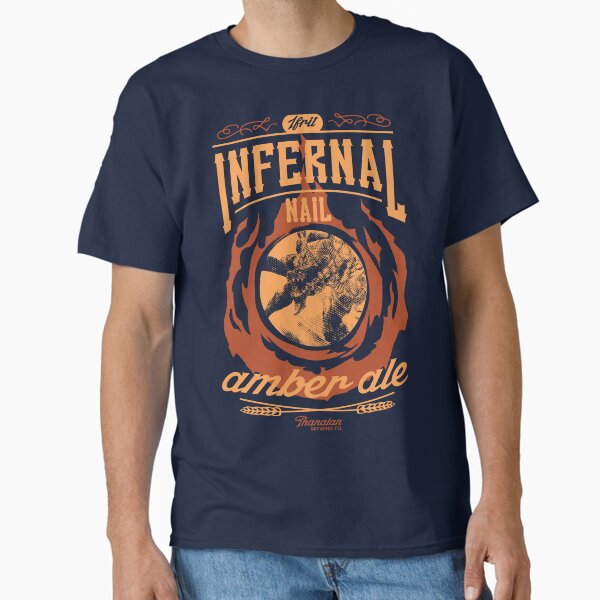 Item preview, Infernal Nail Amber Ale | FFXIV designed and sold by srahhh.
