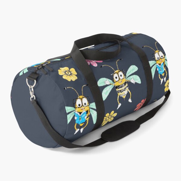 Item preview, FUNNY BEE AND FLOWER PATTERN designed and sold by NATUREZONE.