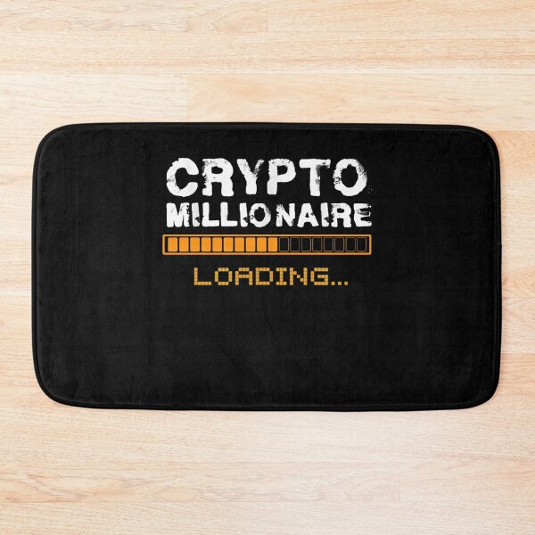 Item preview, Crypto Millionaire Loading Funny Cryptocurrency Bitcoin Ethereum quote  designed and sold by RanirO.