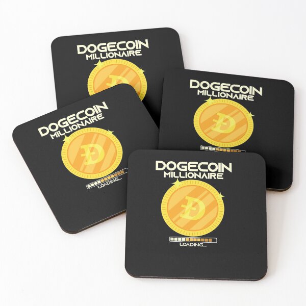 Item preview, dogecoin Millonario Cargando Gracioso cripto dogecoin designed and sold by RanirO.