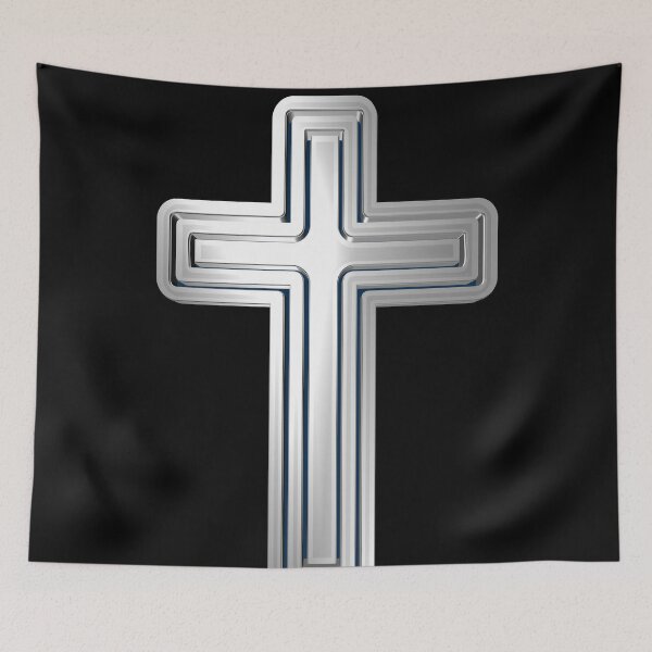 Item preview, Shining Silver Christian Cross designed and sold by toddbrooney.