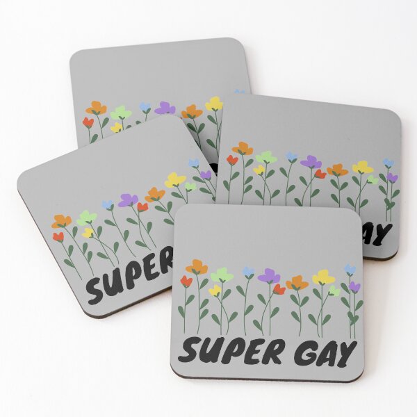 Item preview, Super Gay and a Row of Flowers designed and sold by 10pmCreations.