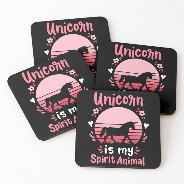 Artikelvorschau, Einhorngeisttier entworfen und verkauft von CreativeGiftShp.