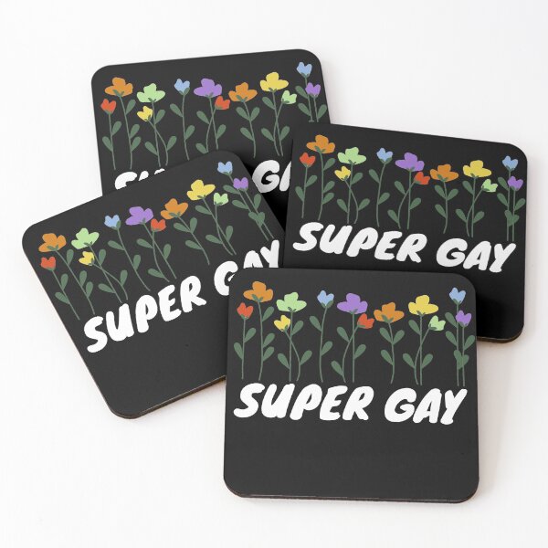 Item preview, Super Gay and a Row of Flowers designed and sold by 10pmCreations.