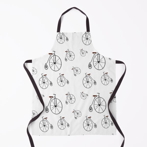 Item preview, PENNY FARTHINGS IN WHITE designed and sold by WokeWords.