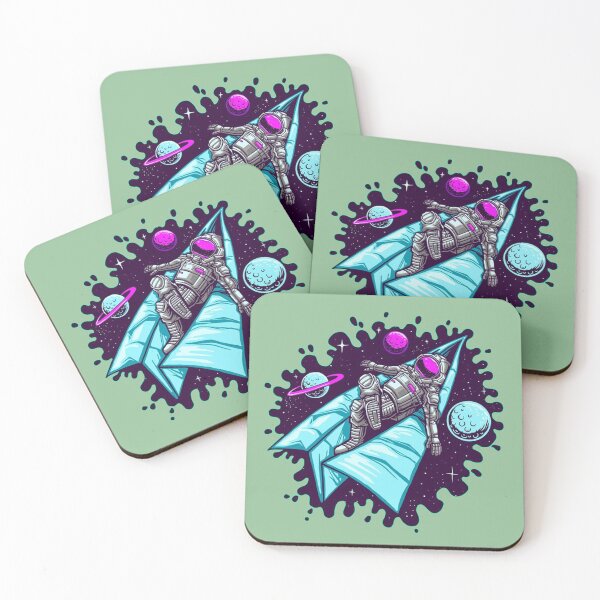 Item preview, Astronaut ride paper plane  designed and sold by ESDT.