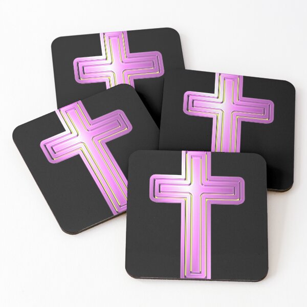 Item preview, Shining Pink Christian Cross designed and sold by toddbrooney.