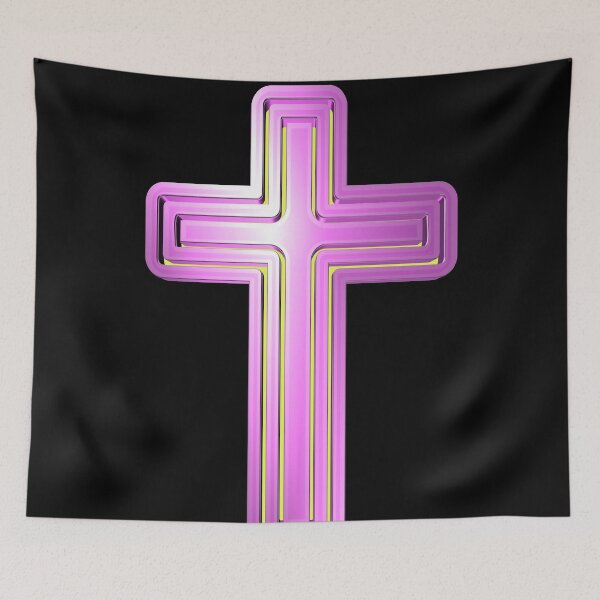 Item preview, Shining Pink Christian Cross designed and sold by toddbrooney.