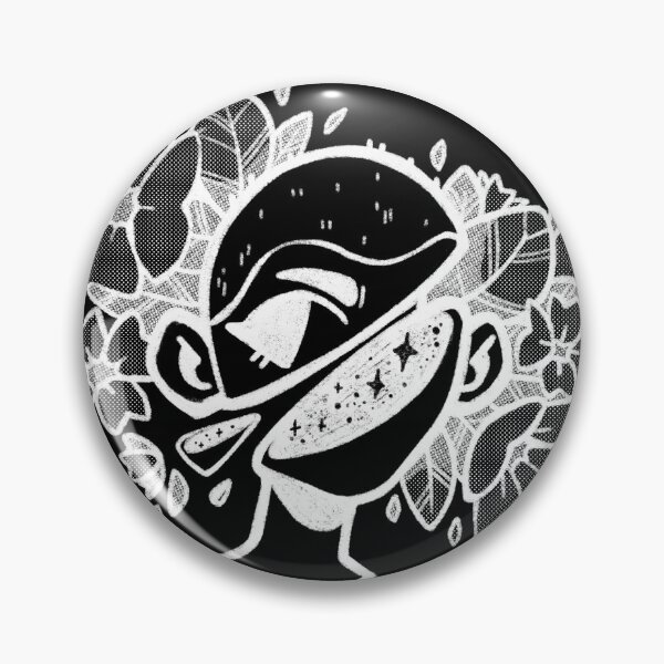 Item preview, Aesthetic cut head with flowers [WHITE HALFTONE] designed and sold by Nocmora.
