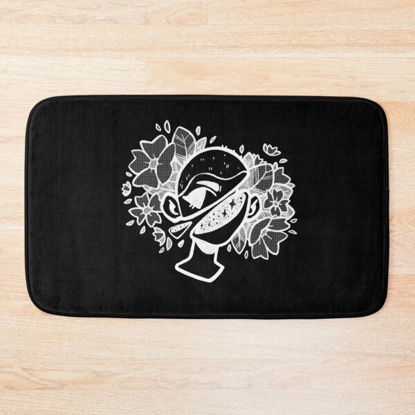 Item preview, Aesthetic cut head with flowers [WHITE HALFTONE] designed and sold by Nocmora.