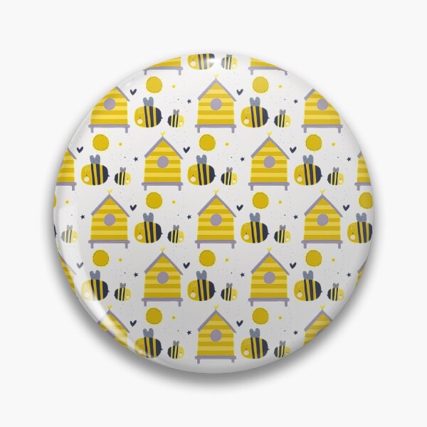Item preview, BEES HOUSE PATTERN designed and sold by NATUREZONE.