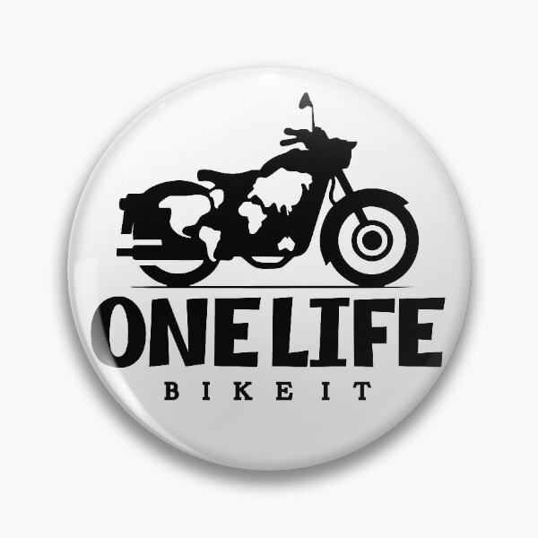 ONE LIFE BIKE IT Pin