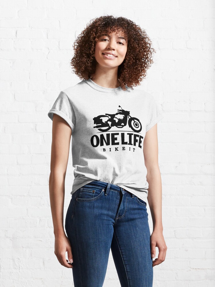 Alternate view of ONE LIFE BIKE IT Classic T-Shirt